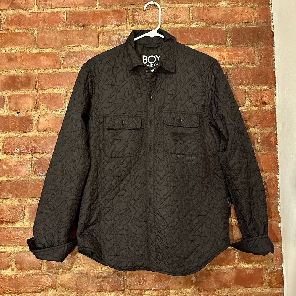 Boy London Black Light Button-Up Jacket